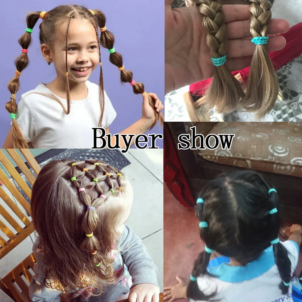 Bandas elásticas para el pelo para niña, accesorios para el cabello para bebé, Anillo para el pelo para niño, cuerda para la cabeza, accesorios para