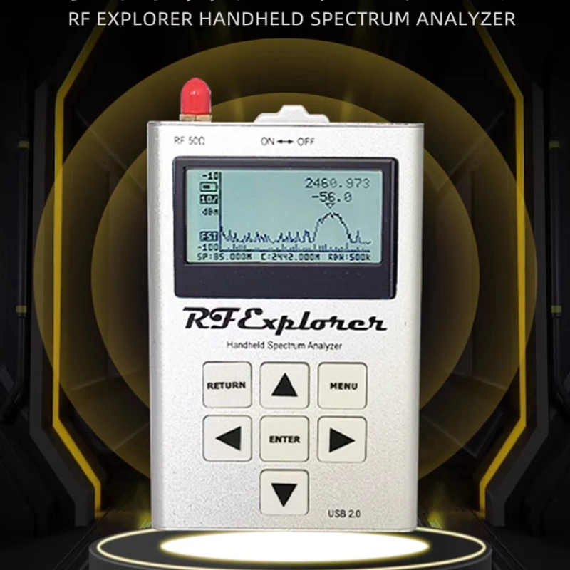 WSUB1G handheld spectrum analyzer electronic kit for measuring microphones, walkie talkies, and audio