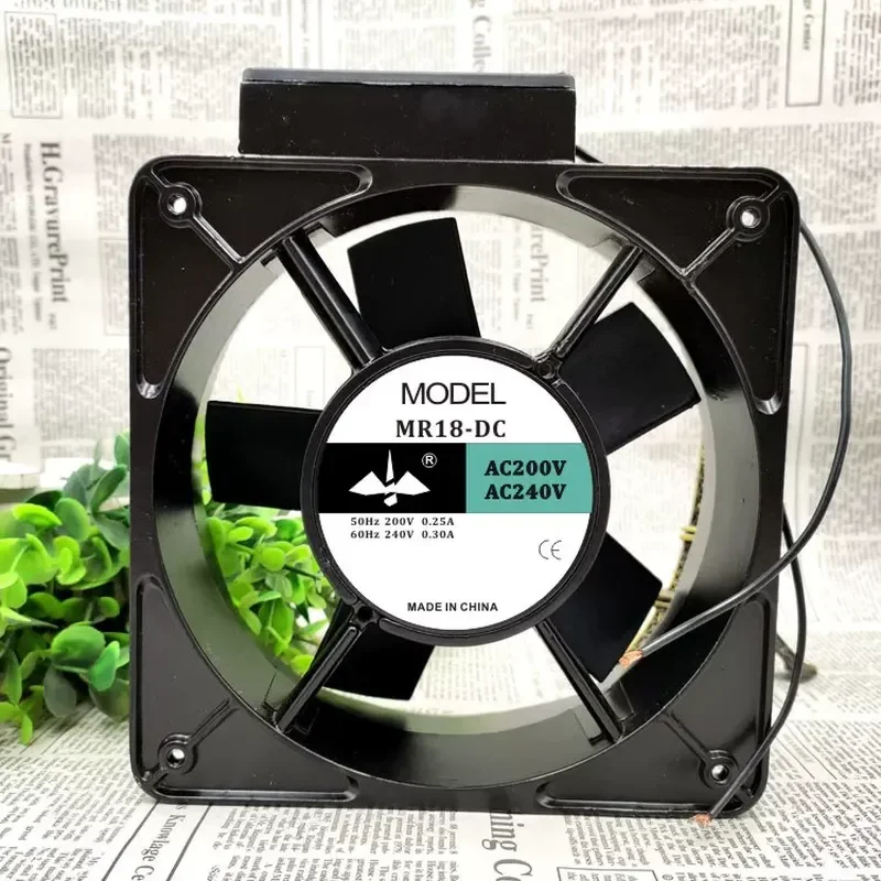 For TAI 18065 with capacitor MR18-DC 200/240V 18CM metal high temperature and large air volume fan