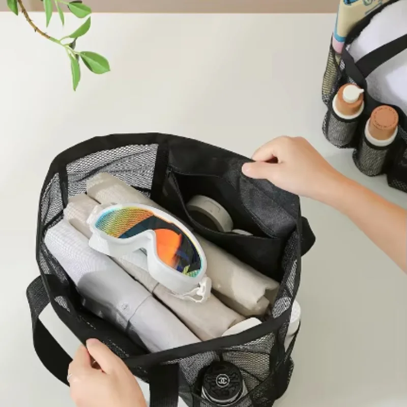 Portable Mesh Shower Caddy Tot - Tote Bag Beach ulasan dan harga