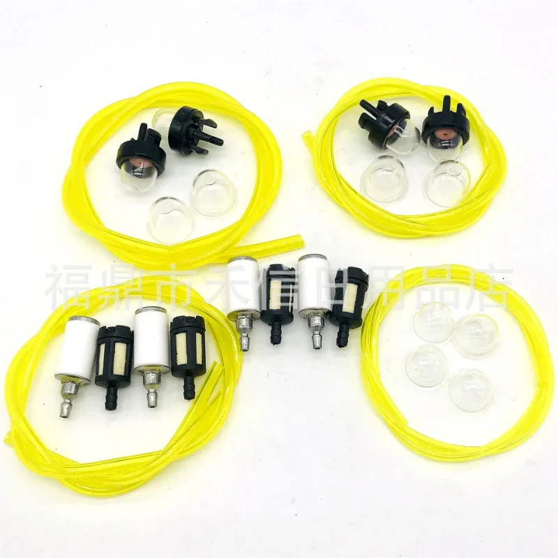 

10PCS Garden tool set, carburetor accessories set YouTube oil filter, oil bubble lawn mower accessories