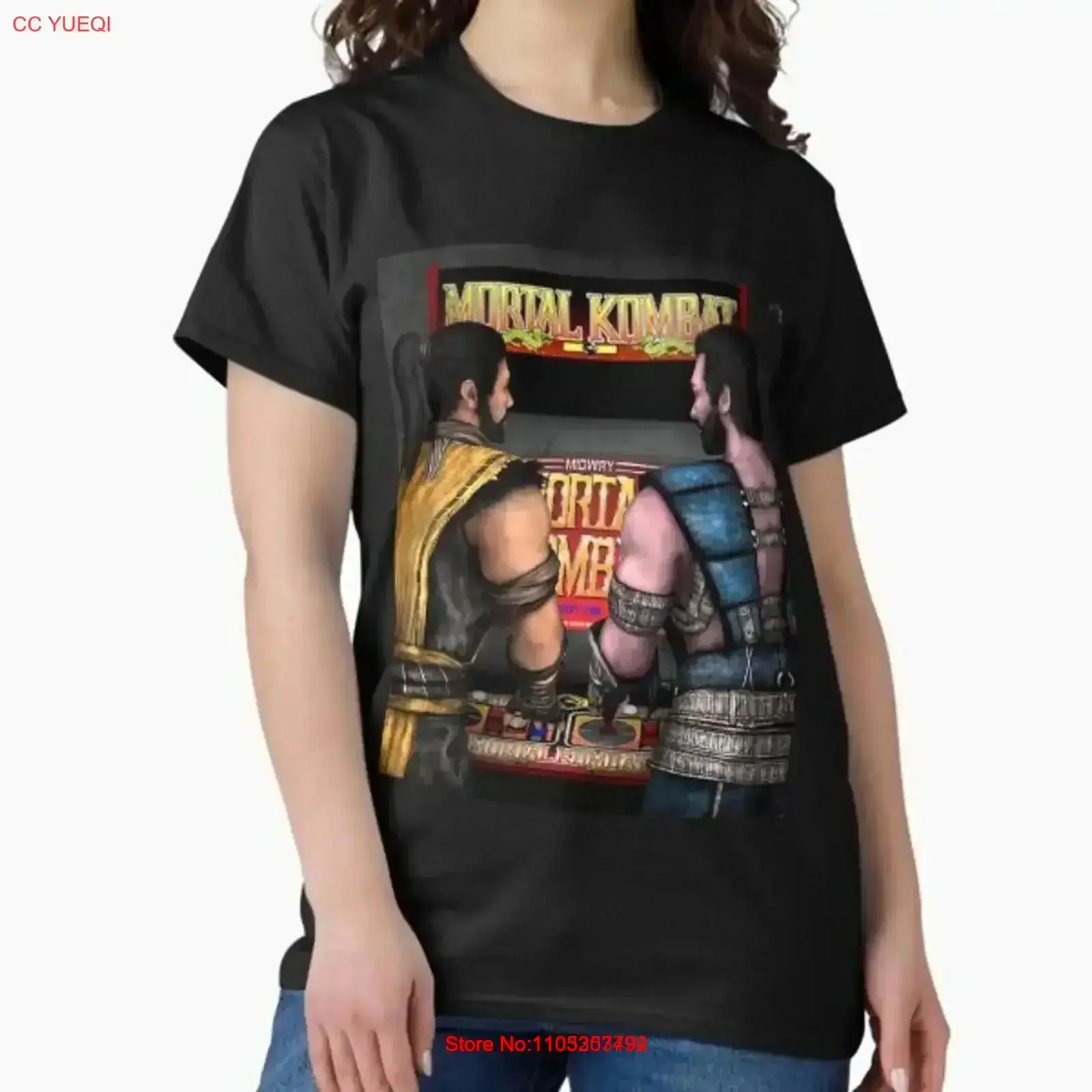 Nostalgia Scorpion und Sub Zero Klassisches T-Shirt, hergestellt in den USA, AUS-Größe 2XL, Vintage-Waschung, atmungsaktiv, Vintage-Waschung, dehnbar