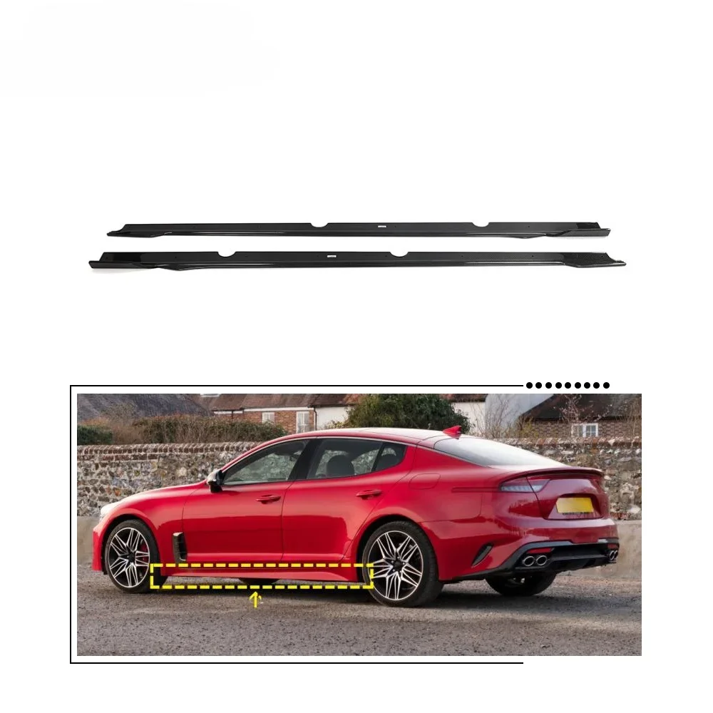 Real Carbon Fiber Side skirts for KIA Stinger 2018-2022