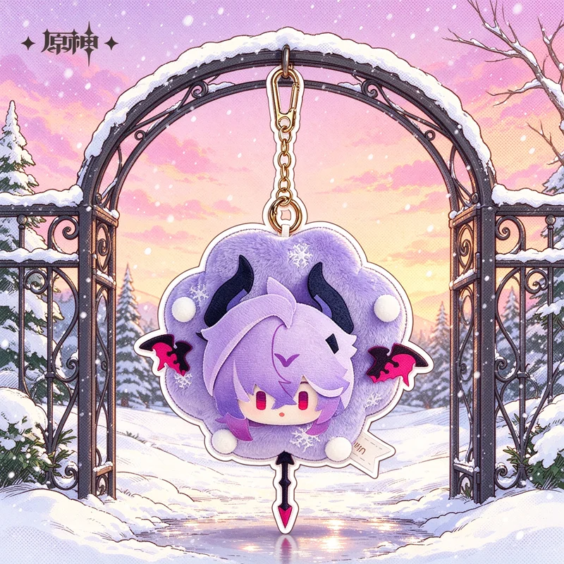 Official Genshin Impact Authentic Tartaglia/Loan/Aaru Character Merchandise: Collectible Charms, Decorations, and Holiday Gifts