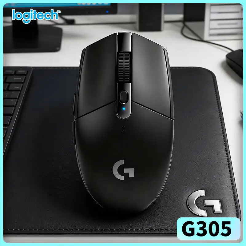 

Logitech G305 Wireless Gaming Mouse, 12000 DPI HERO Sensor, 6 Programmable Keys, 250h Battery, LIGHTSPEED Tech, PC Mac Gamers
