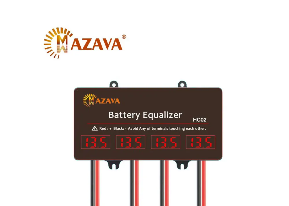 MAZAVA HC01 HC02 Battery Equalizer For 2x12V 4X12V Batteries Voltage balancer 2S 4S Active Lead Acid Battery Controller