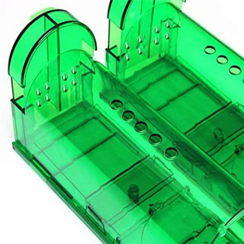 

AB15-Transparent Mouse Trap Mice Live Catcher Reusable Small Animals Cage Durable Easy Install Easy To Use