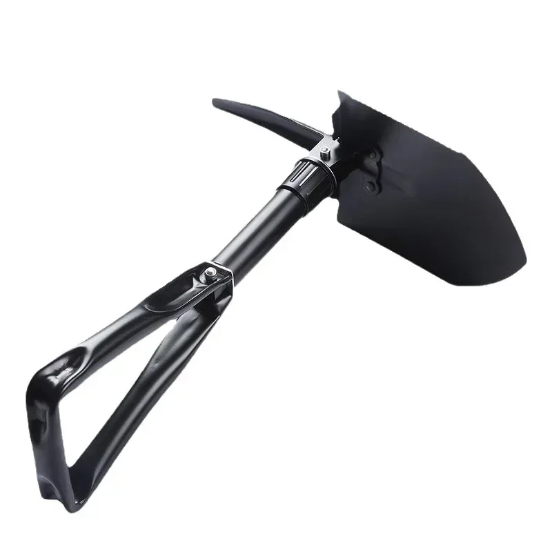 Multifunctional folding shovel sapper shovel large military green car shovel outdoor digging wild vegetables