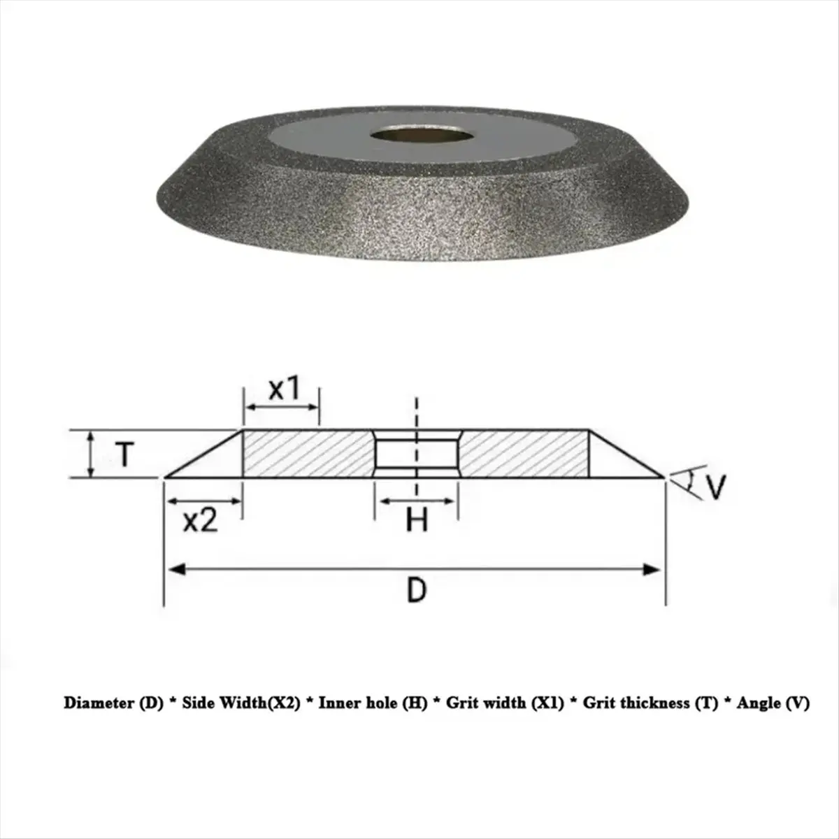 Best of 2026 1PCS Single Bevel Grinding Wheel for Steel Blade Alloy Saw Blade Milling Cutter SDC Wheel 45° 125mm 200