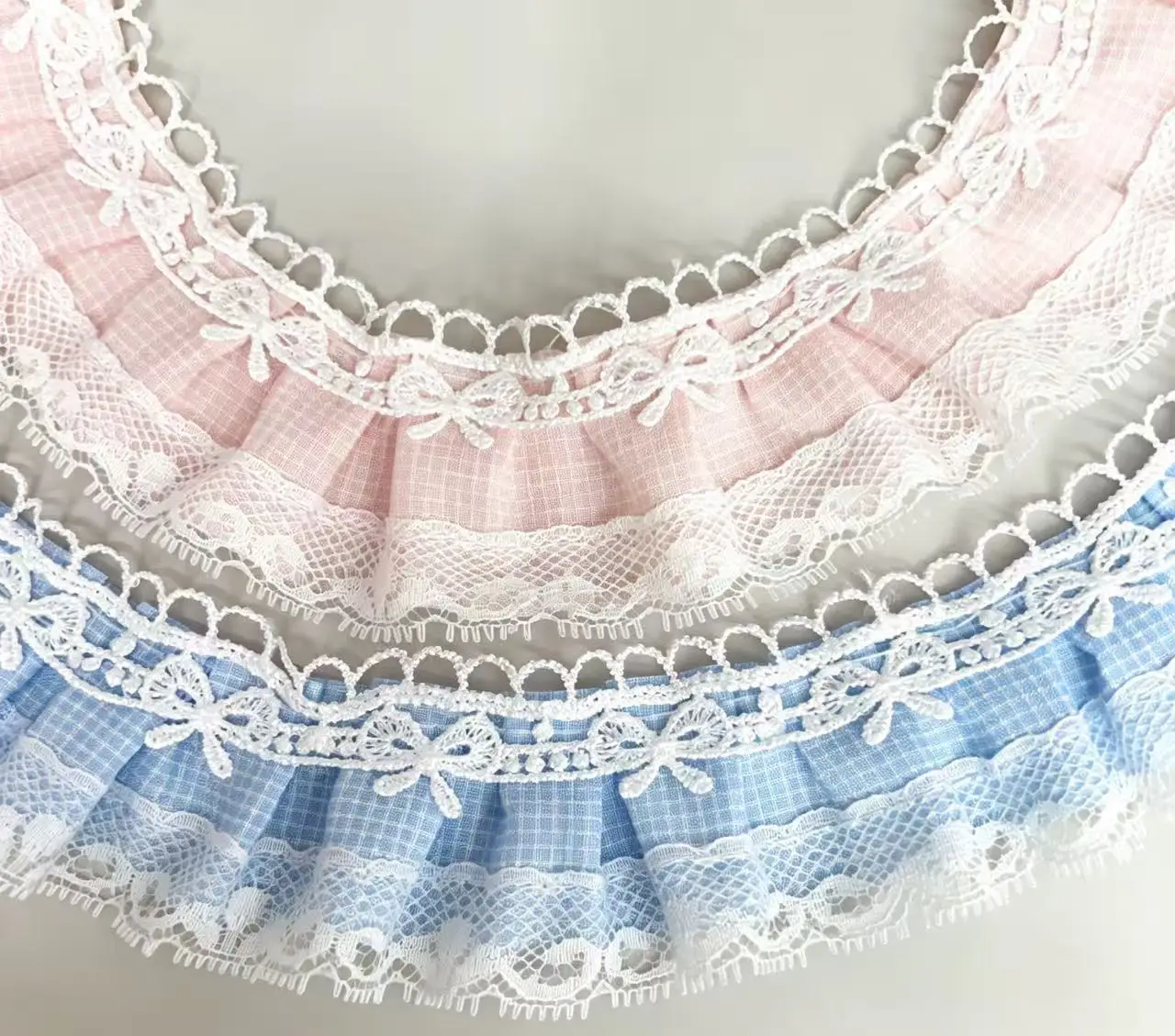 100 Yards Lattice Lace Ribbon 40MM Baby Clothes Bow Skirt Princess Clothes Collar Accessories Materials Handicrafts