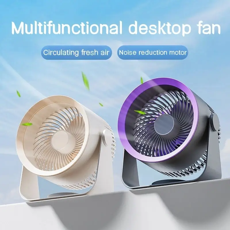 Cordless Electric Fan 4000mah Wireless Portable Air Circulator Fan Desktop Wall Ceiling Air Cooling Cooler Quiet Ventilator