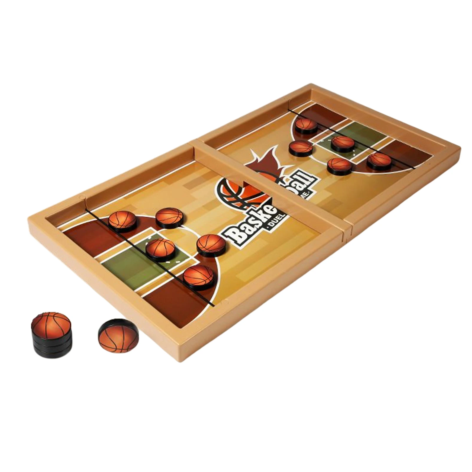 

Basketball/Soccer Chess Board Sling Game Set Educational Parent-Child Interactive Toys for Parent-Child Game Boys and Girls