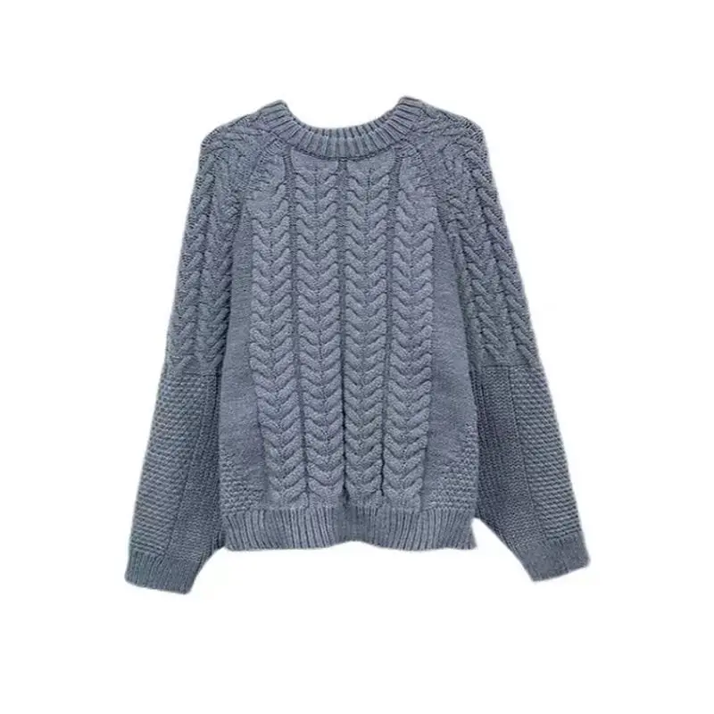 Women Autumn Winter Loose Sweater Knit Skirts 1 or 2 Piece Set 2023 Korean Lady Casual Daily Simple Pure Color Tops Skirts Suits
