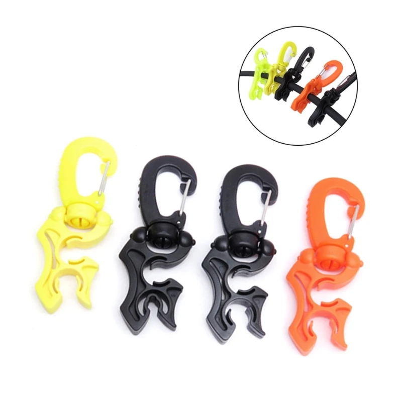 Diving Hose Holder Diving Hose Regulator Clip Double BCD Hose Clip Scubas Diving Hose Retainer Buckle for Snorkeling