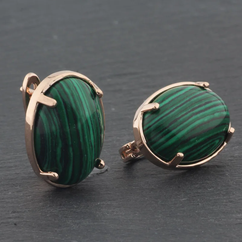 Новое поступление, брендовые серьги-подвески с камнями, цвет розового золота, модные ювелирные украшения для женщин Новое поступление, брендовые серьги-подвески с камнями, цвет розового золота, модные ювелирные украшения для женщин