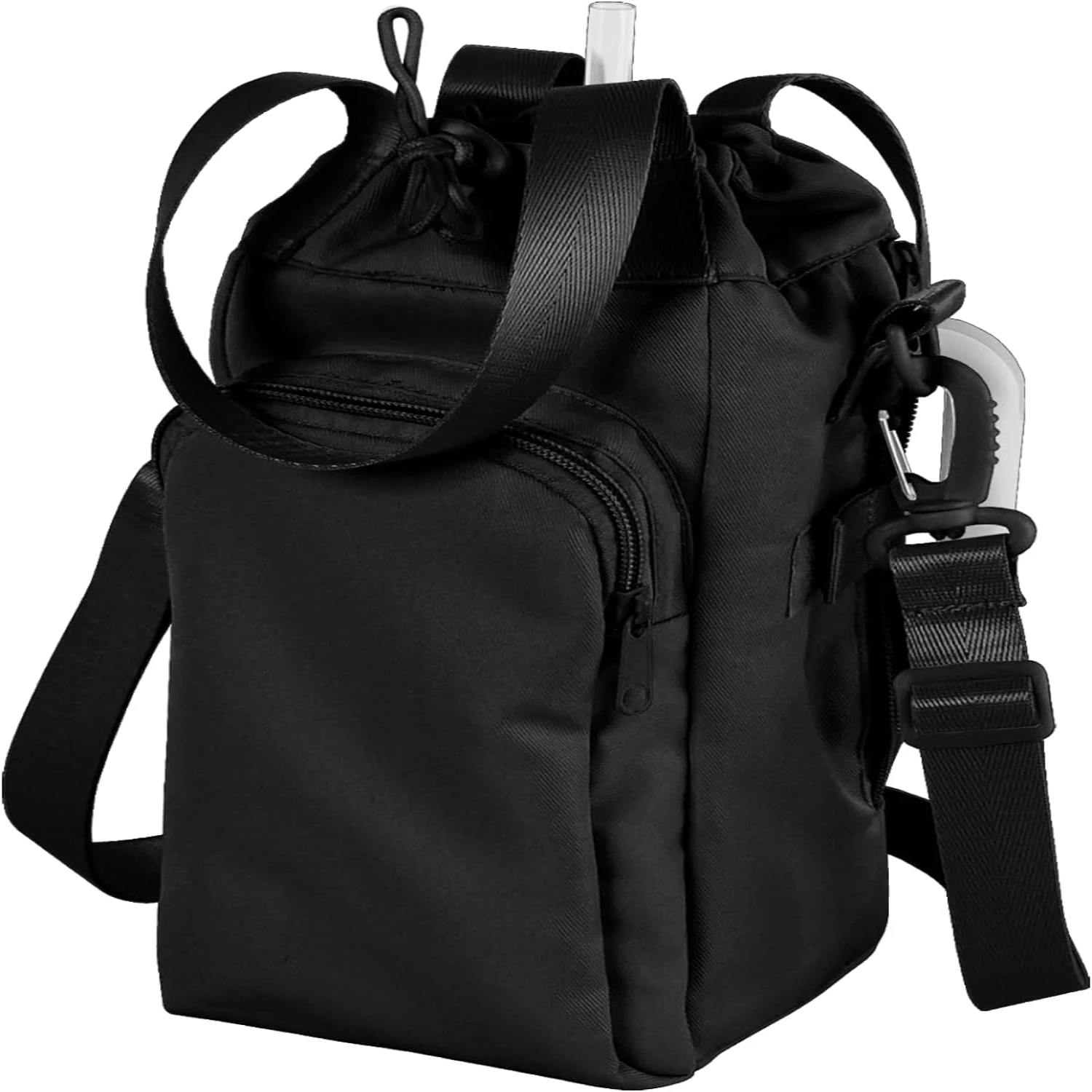 Stylish and Handy Hiking Essentials  Water Bottle Sling Bag with Phone Holder, Ideal for Gym or Adventure, Perfect Accessories f