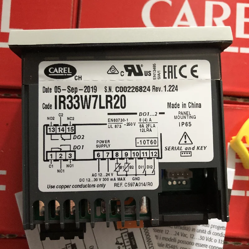 Carel IR33W7LR20 Electronic Controller