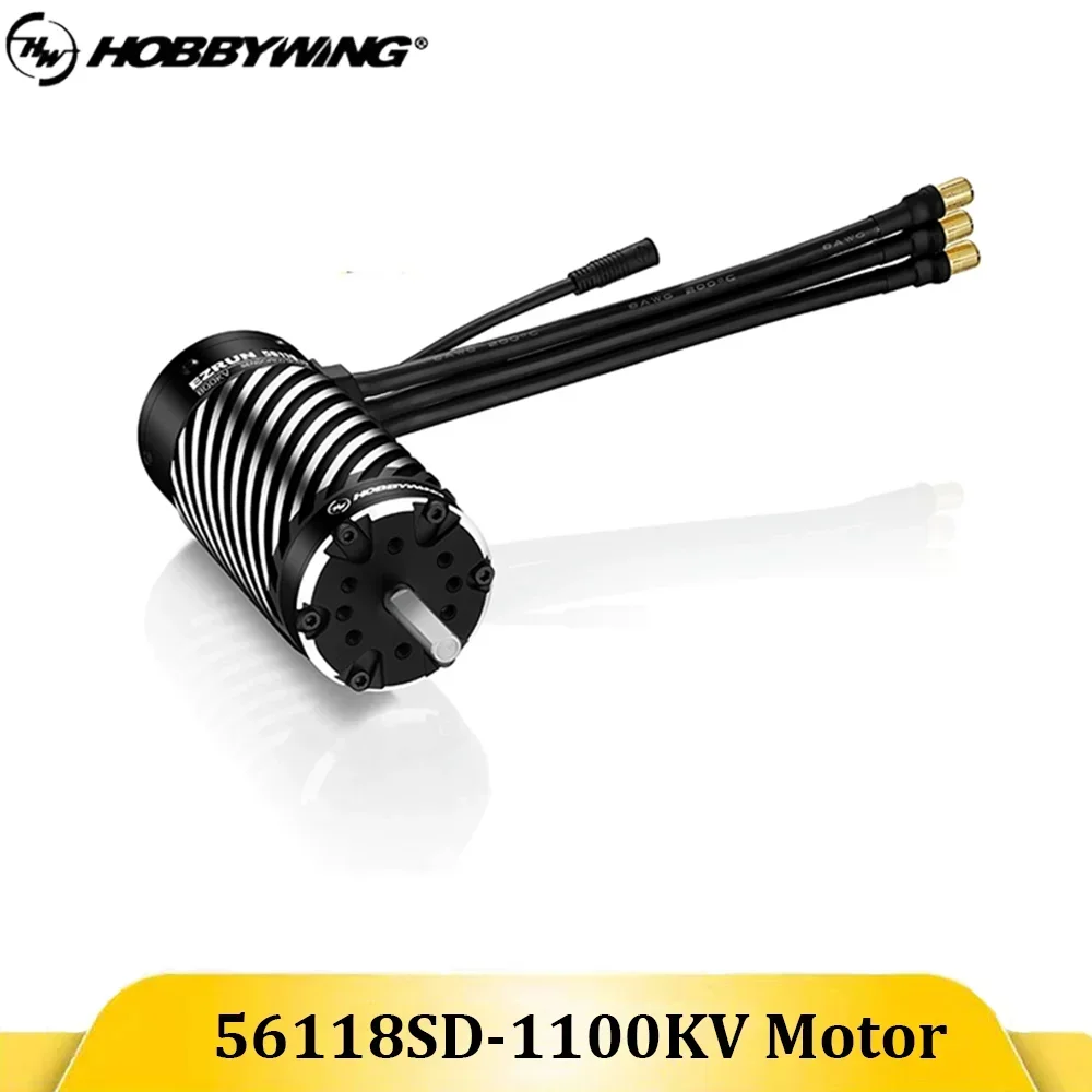 جهاز تحكم إلكتروني بدون فرشاة DP Hobbywing EZRUN MAX5 HV G2 250A مزود بمستشعر مع محركات 56118SD بقوة 650KV و800KV و1100KV لشاحنات وسيارات بمقياس 1/5