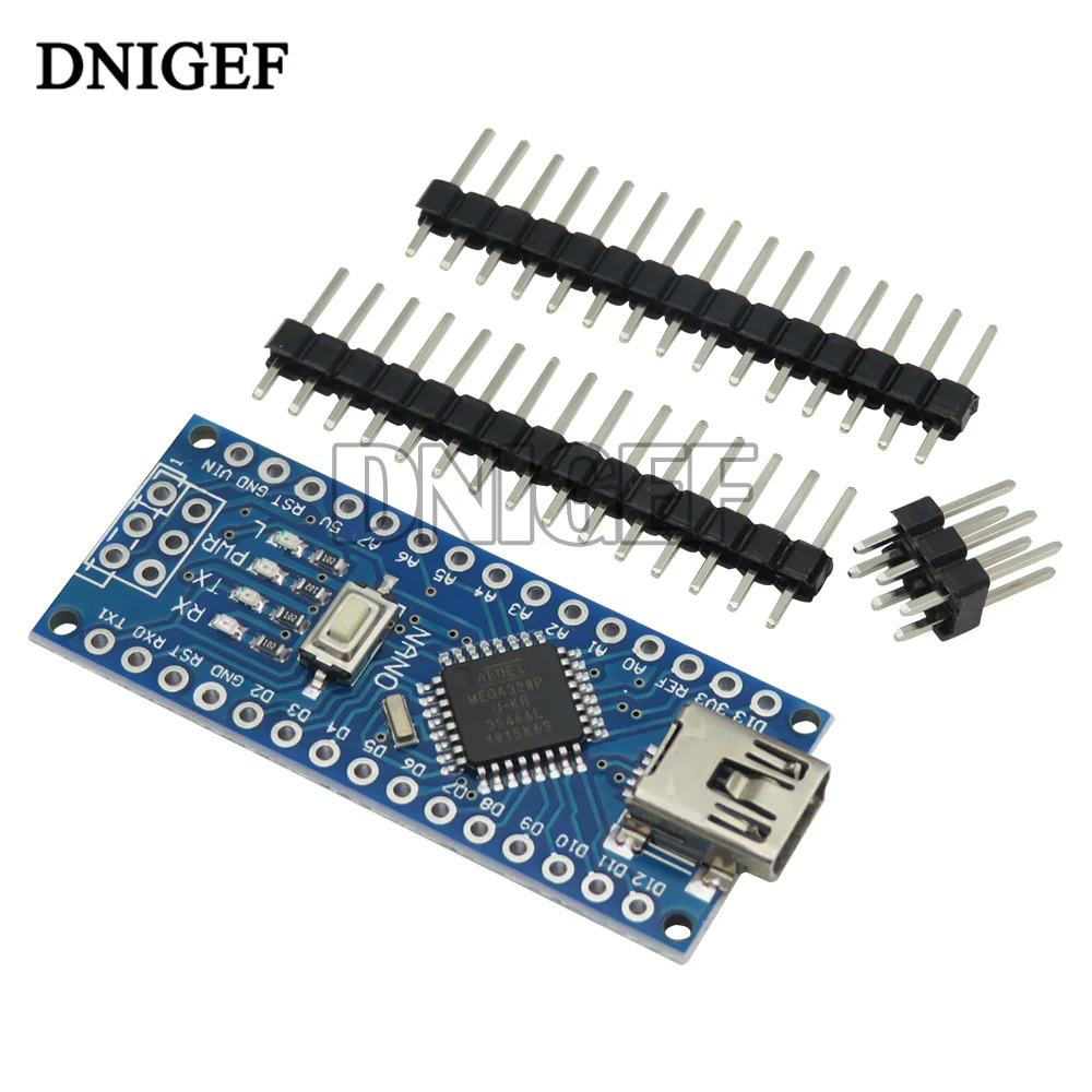 NANO No Welding 3.0 and NANO Simple Expansion Board Blue Controller for Arduino CH340 USB Driver 16Mhz Nano v3.0 ATMEGA328P/168