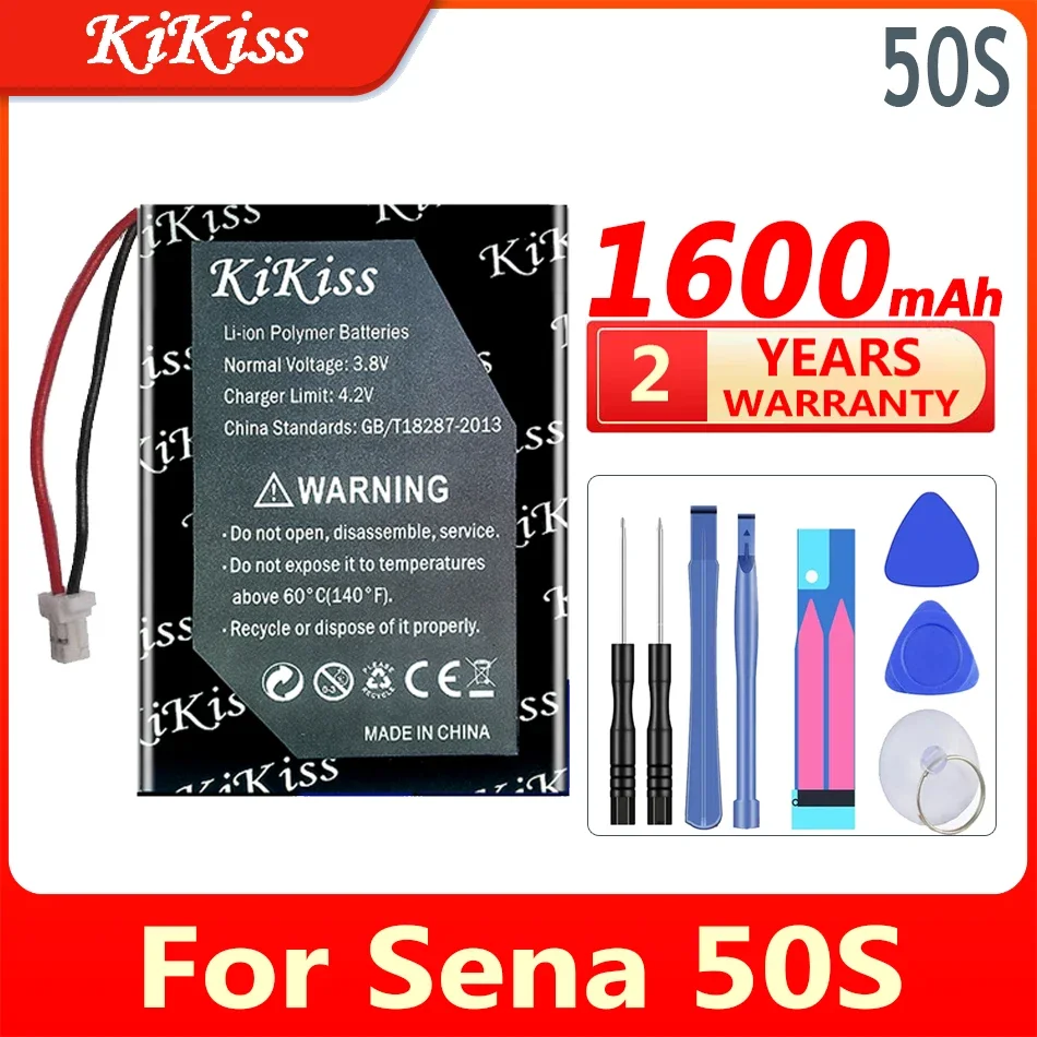 

Аккумулятор KiKiss для Sena 30K 10U 50S 50R SMH10 SLR2 SP51 SHOEI GT-Air II 2019 10C 10 S 20S 30S EVO, высокая емкость, 450 мАч/1900 мАч