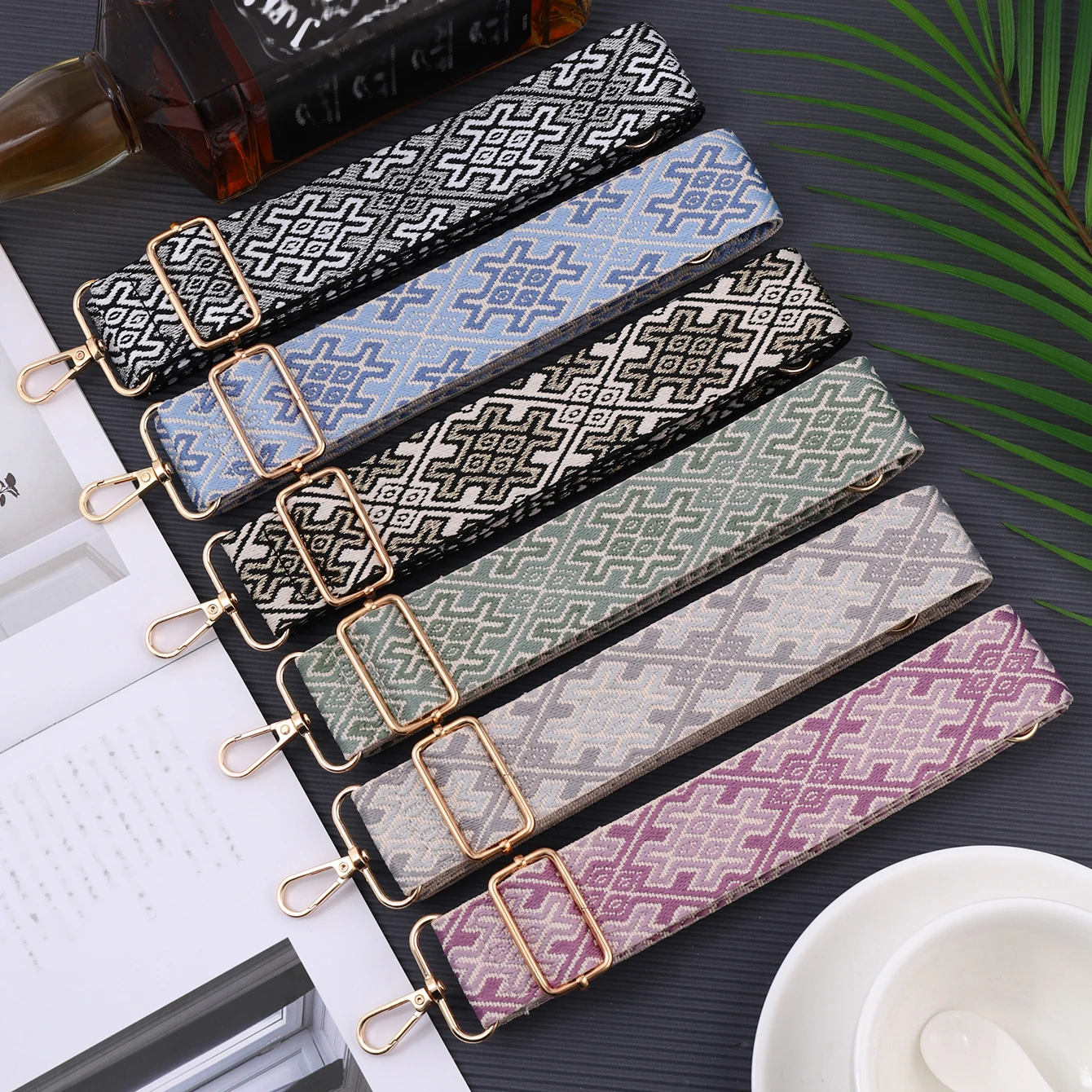 Fashionable and versatile shoulder straps, multifunctional replaceable bag straps, adjustable single shoulder bag straps, travel