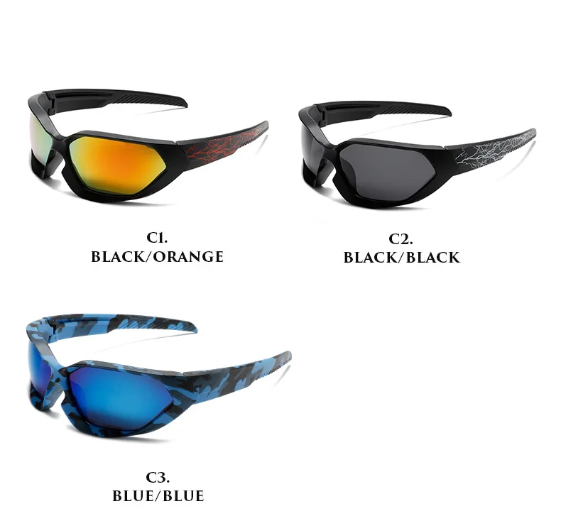 HD Polarisierte Reiten Gläser Männer UV400 Schutzbrille MTB Goggle Sport Radfahren Camouflage Sonnenbrille Outdoor Brillen – Detail 10