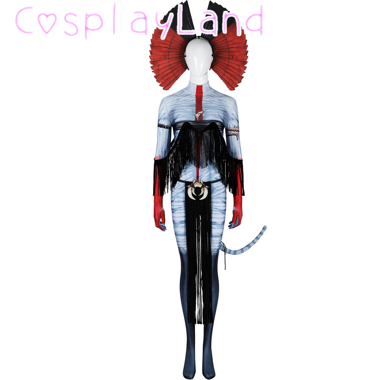 2025 New Movie Avatar3 Fire and Ash Cosplay Costume Female Chief Varang Leader Cosplay Costume Jumpsuit Halloween Full Set Suit - view 6