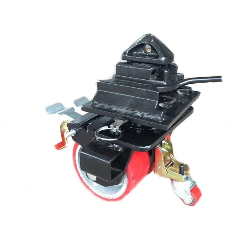 Super heavy duty double wheel container terminal container caster 6 inch -12 inch with lock 5 tons load-bearing caster