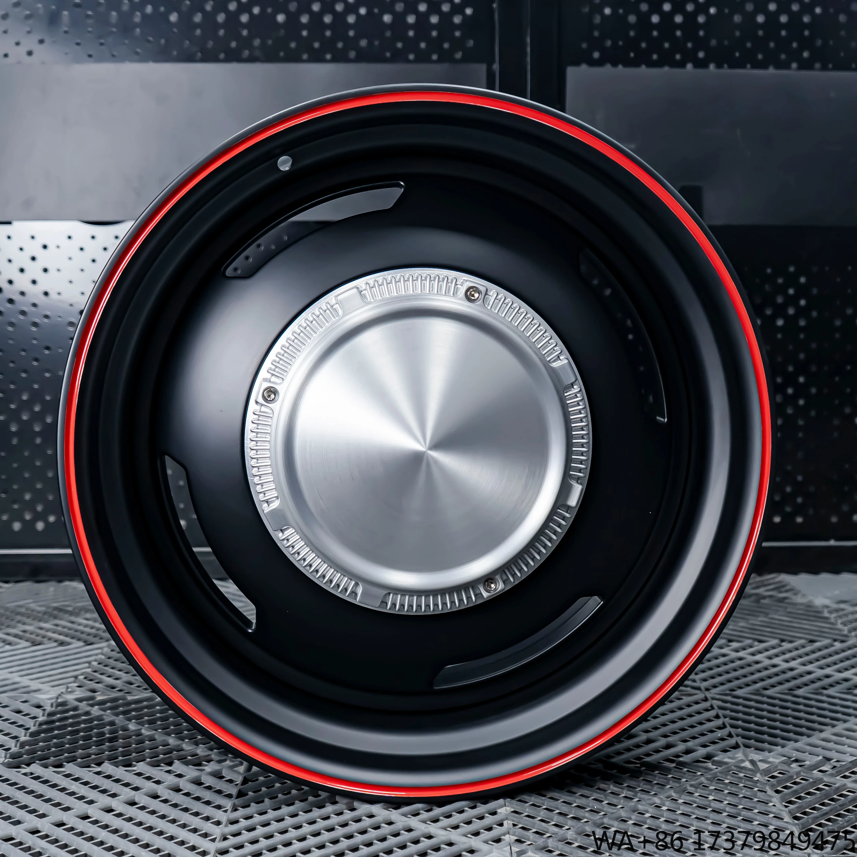 

Passage Car Wheel with Matte Black+customizable Center Cap Aluminum Alloy Forged Two Pieces Wheels for Luxury Vintage Cars