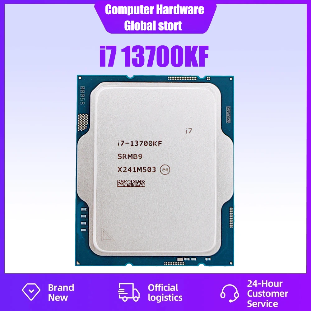 NEW  Core i7 13700KF 3.4GHz 16-Core 24-Thread CPU Processor 10NM L3=30M 125W LGA 1700