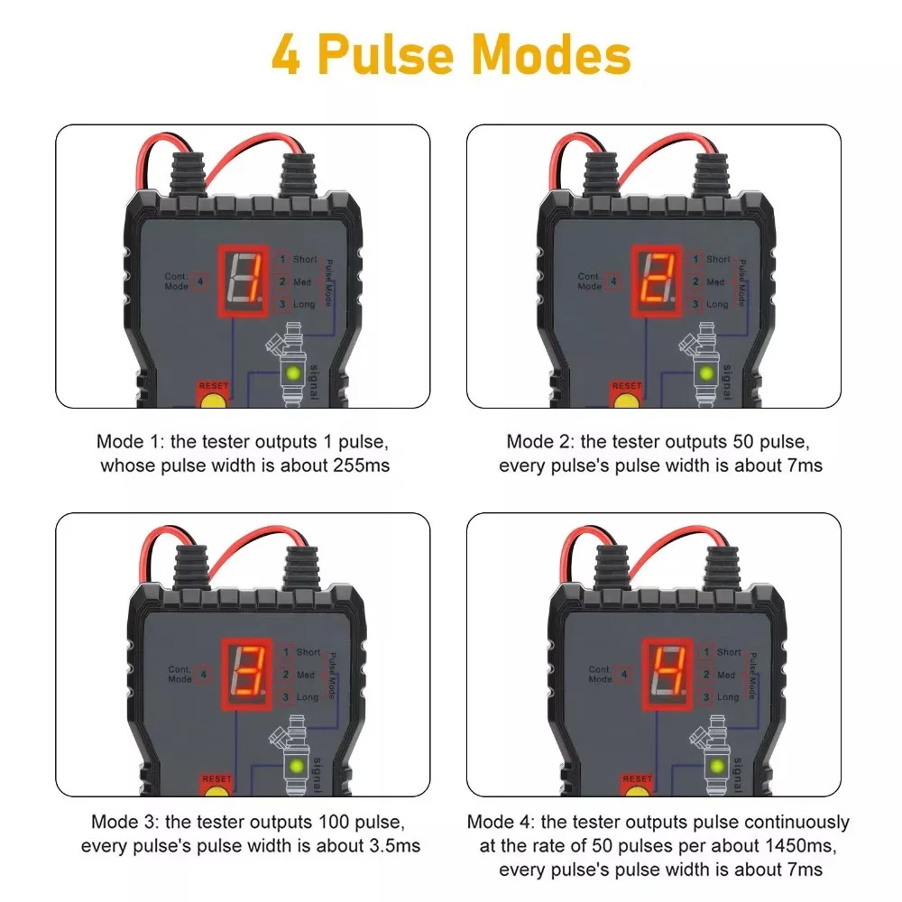 2026New ModelCNBJ-620 12V Automotive Fuel Injector Test Cleaning Equipment – Durable PVC Construction, Features 4 Pulse Settings