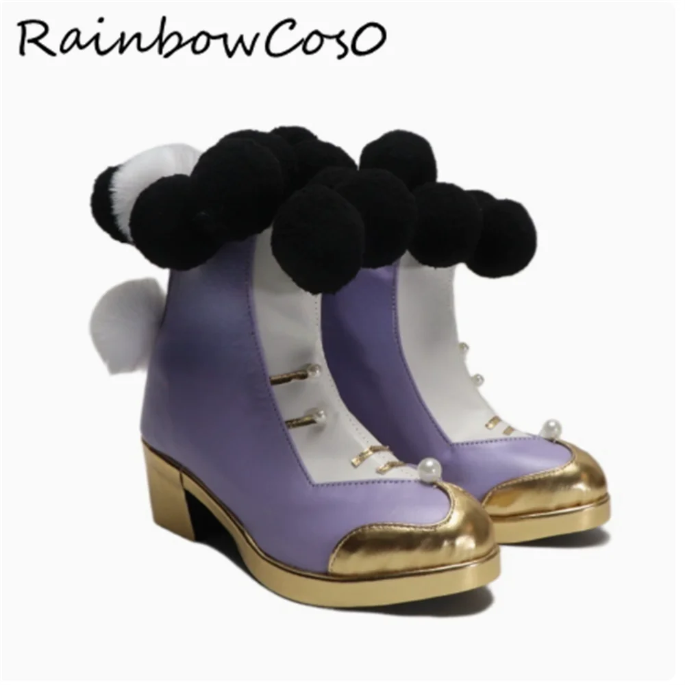 ROCCIA Rinascita Wuthering Waves Cosplay Shoes Boots Game Anime Halloween Christmas RainbowCos0 W4709