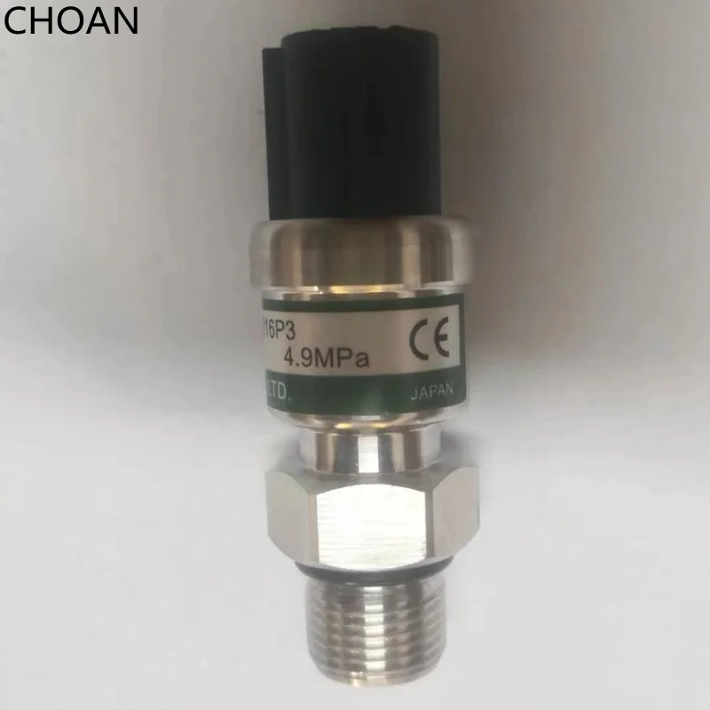 YN52S00016P1 YN52S00016P2 YN52S00016P3 SK200-3 SK200-5 SK120-6 SK200-6 4.9MPa Negative Pressure Sensor for Kobelco Excavator