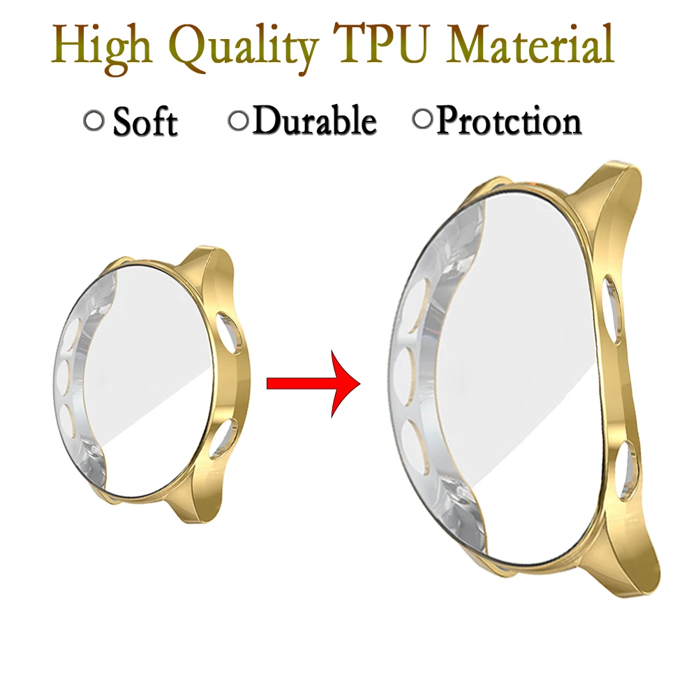 Etui z TPU etui na Garmin Forerunner 945/935 powłoka ochronna z folią ochronną z pełnym pokryciem miękki ekran środki ochrony