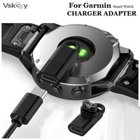 Charger Adapter for Garmin Epix Pro Fenix 8/7/6 Instinct 3/2s/2X Enduro 3/2 Approach S50 S70 Tactix 8/7 Type C Charging Adapter
