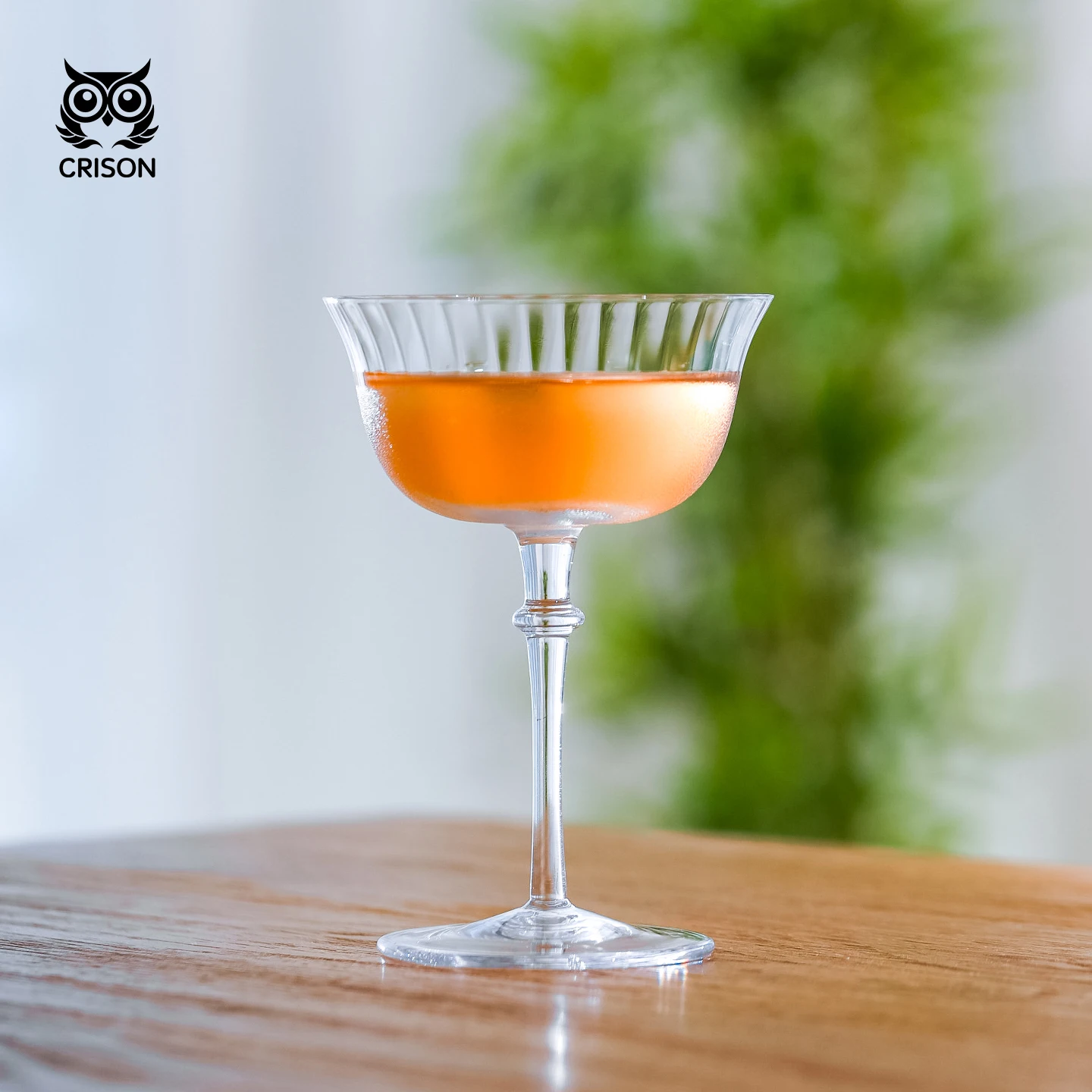 

INF07 Crison Stripe Series Cocktail Cup Martini Cup Champagne Cup Crystal Glass Material Handmade