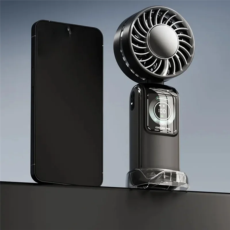 

Высокоскоростной вентилятор B88B-Ice Pack, полупроводниковый охлаждающий ручной вентилятор, портативный складной небольшой вентилятор с зарядкой