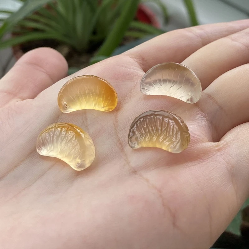 

Аксессуар для подвески из натурального агата и мандарина