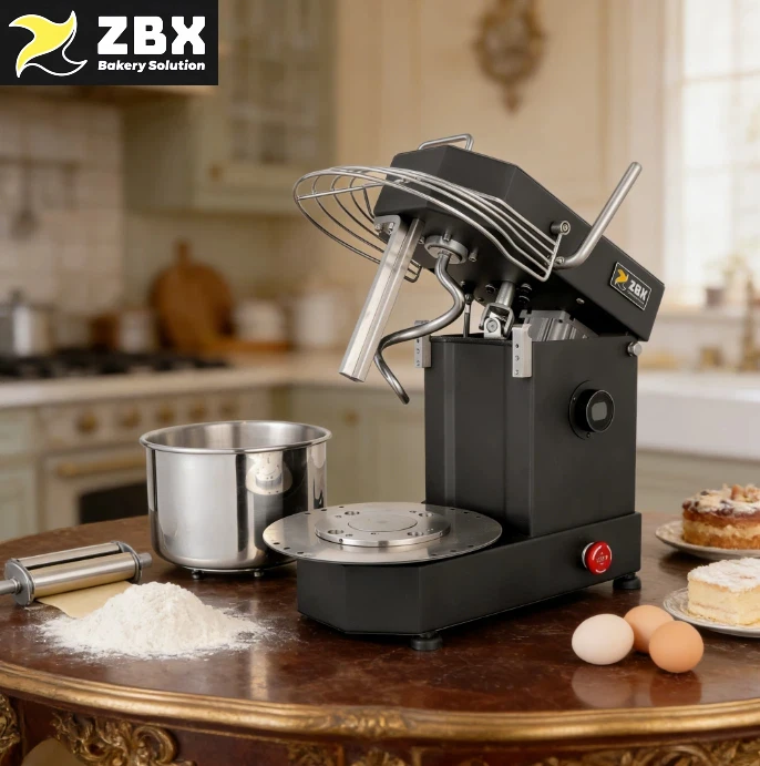 5L and 7L popular desktop mini mixers, food grade bread mixers with detachable spiral mixers, suitable for bread flour mixing eq