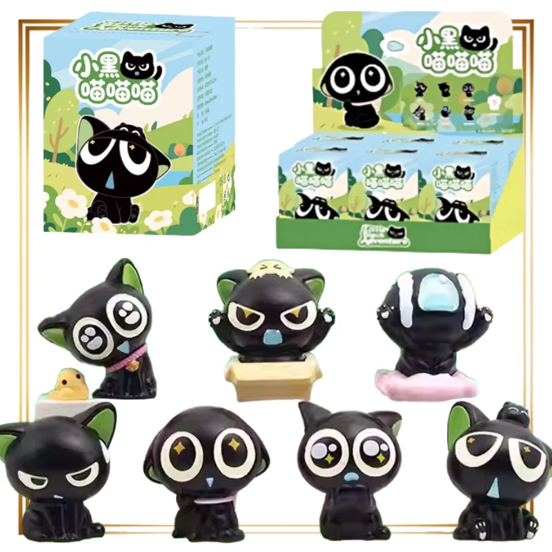 Genuino The Legend of Hei Dessert House Series Scatola cieca Piccola bambola di particelle Ornamento da tavolo Regalo di Natale Anime Periferico