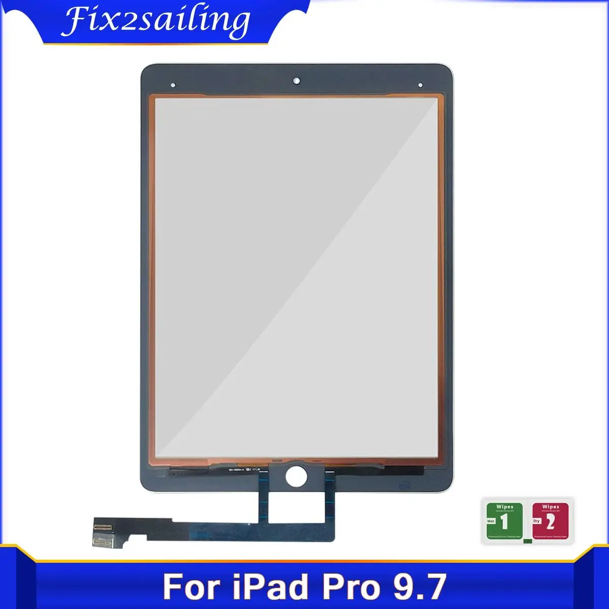 AAA+ For iPad Pro 9.7 A1673 A1674 A1675 Touch Screen Digitizer Front Glass Senor Panel Replacement Parts