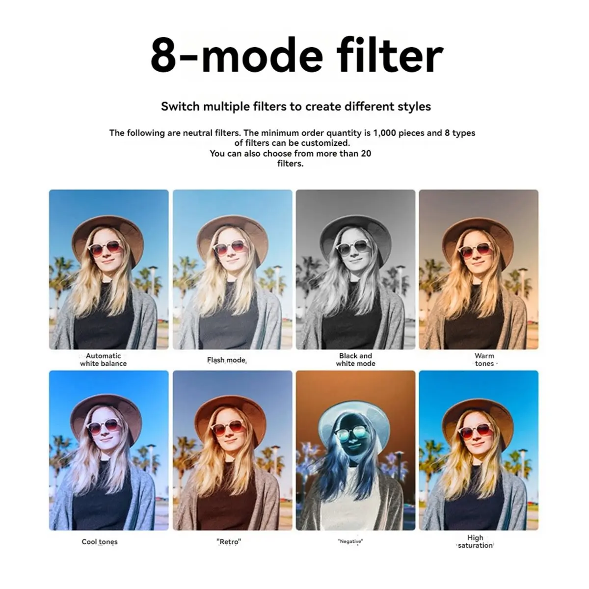 8MP Retro Screen Free Digital Camera with 8 Mode Filters Photo Flash Outdoor Camping Camera for Kids and Adults
