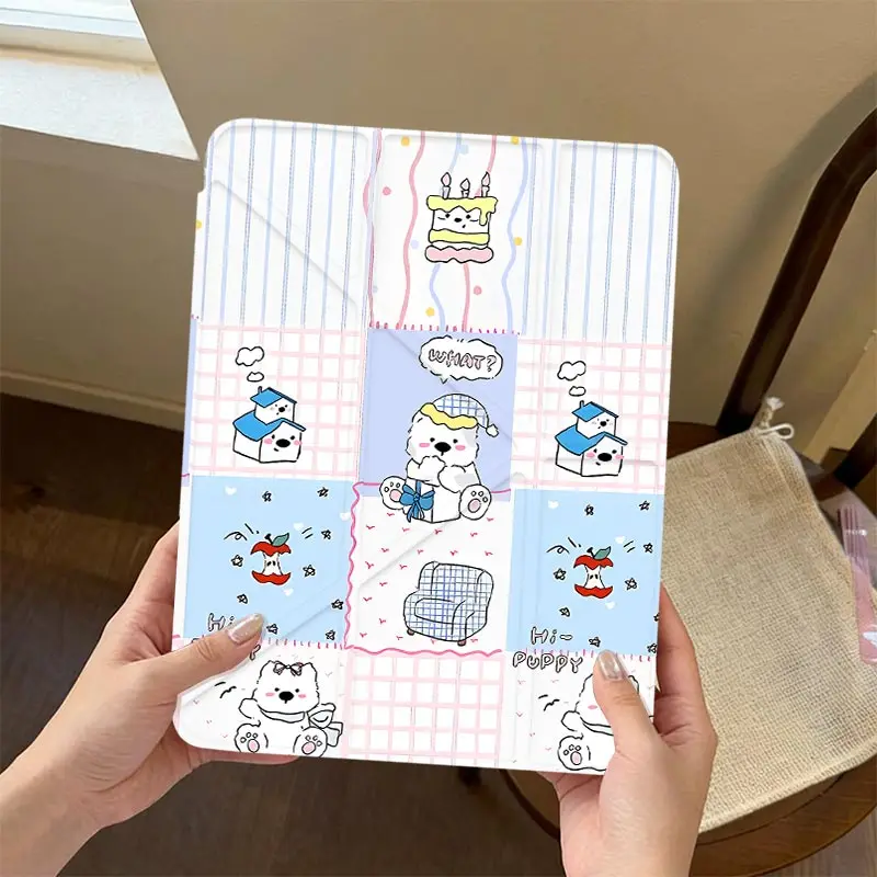 Shockproof 3+Y Fold Tablet Cover For iPad A16 2025 11th Air11/13 iPad 10.2 7/8/9 4/5th 10.9 10th IPad Mini6 8.3 Air3 10.5 Pro11