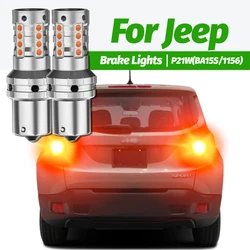 2pcs LED Brake Light Blub Lamp P21W BA15S 1156 Canbus No Error For Jeep Renegade 2014 2015 2016 2017 2018 2019 2020