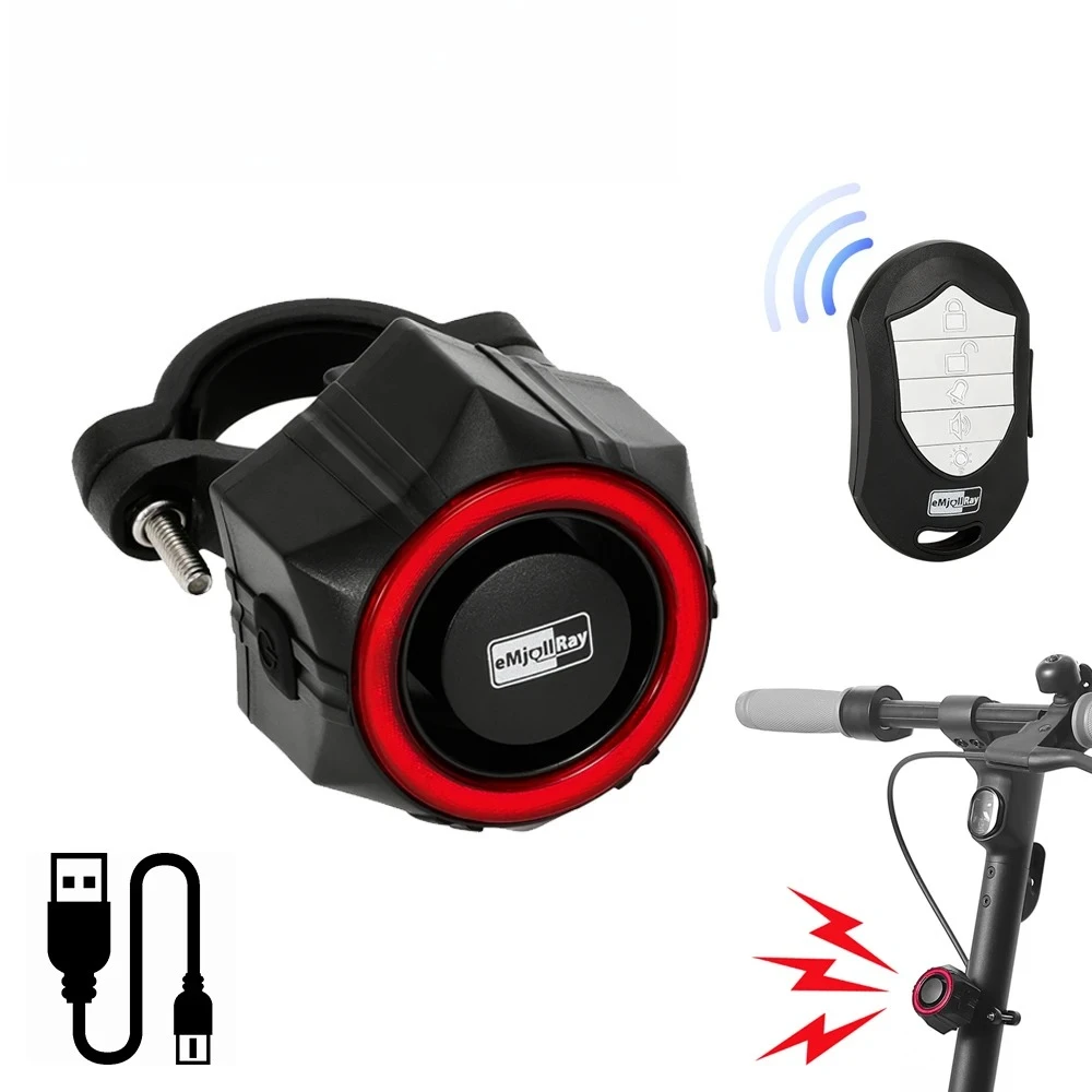 

Беспроводная Противоугонная сигнализация для электрического скутера, 110 дБ, датчик вибрации для Ninebot, Xiaomi, Kugoo, Mi4