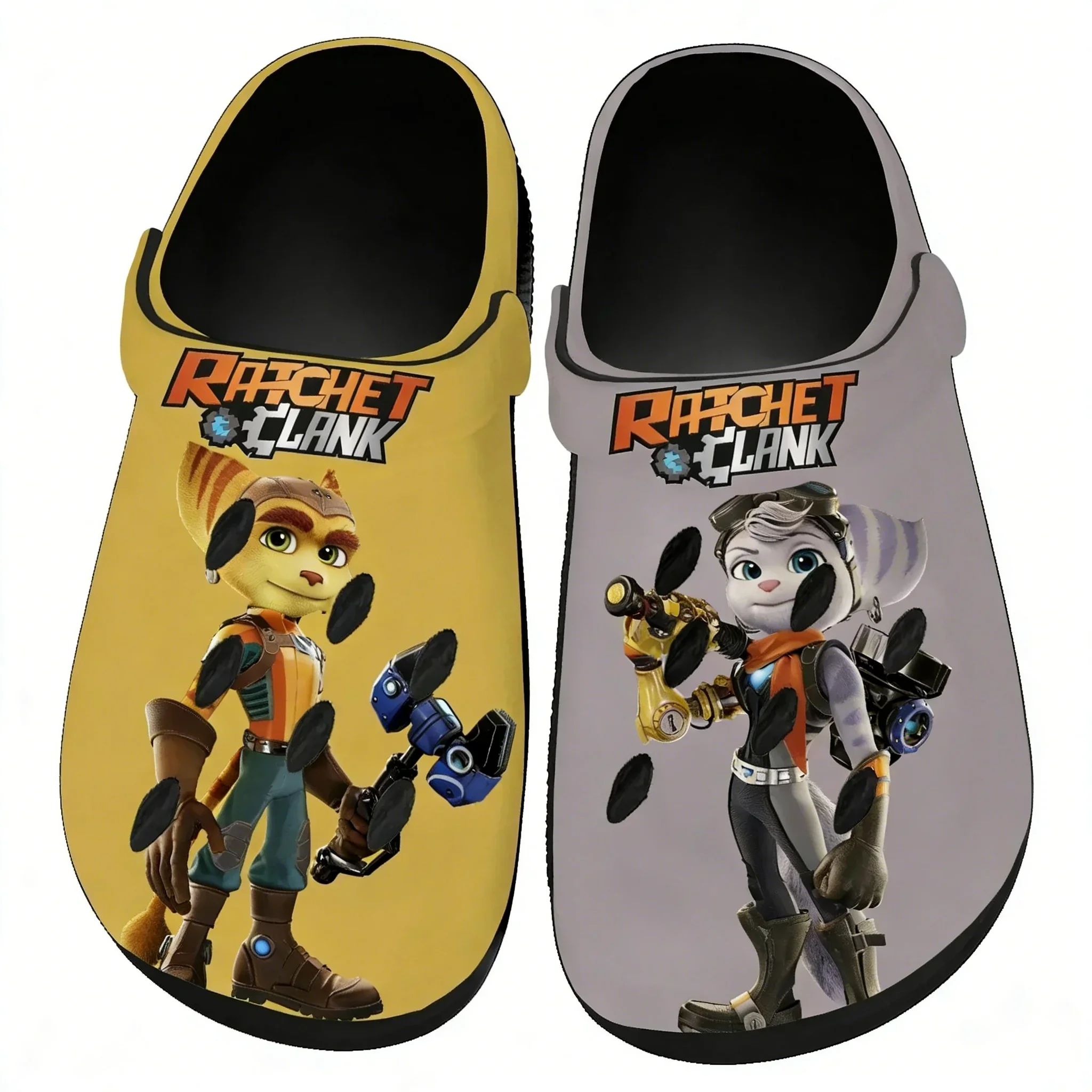 Ratchet Clank Rift Apart Water Shoes Mens Womens Comfortable Home Garden Clogs Customizd Sandals Beach Breathable Hole Slippers