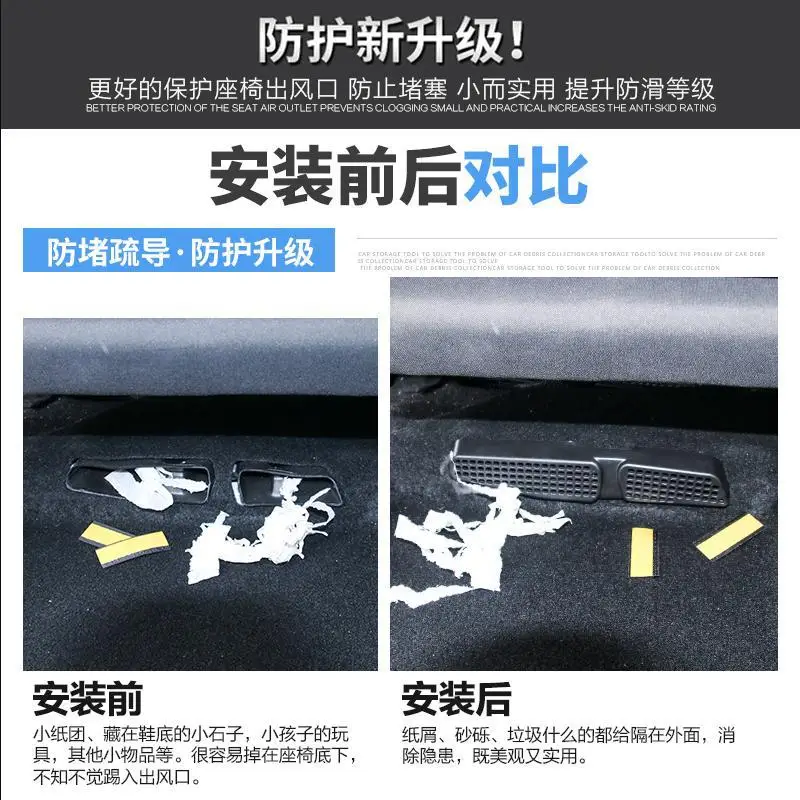 Suitable for air conditioning under seat air outlet dust cover for Volkswagen Passat PRO seat air outlet protection cover - Image 3