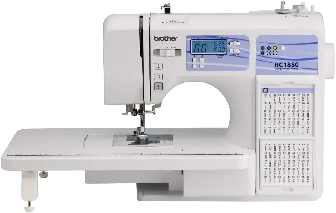 Sewing and Quilting Machine, HC1850, 185 Built-in Stitches, LCD Display, 8 Included Sewing Feet