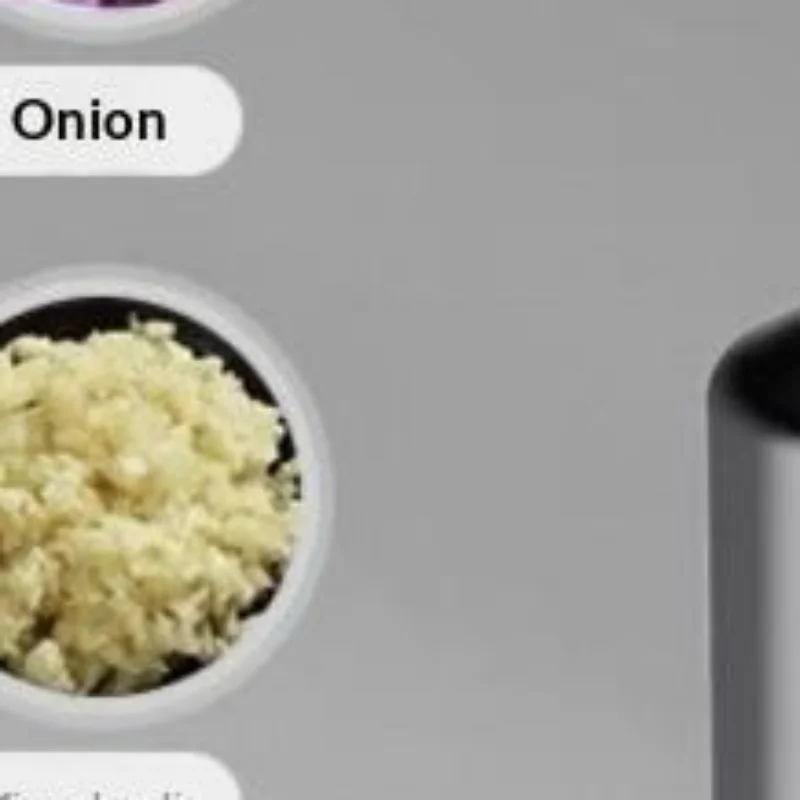 Hand Manual Mincer Garlic Press Chopper Vegetable Slicer 304 Stainless Steel Garlic Press Crusher Onion Cutter Kitchen Tool