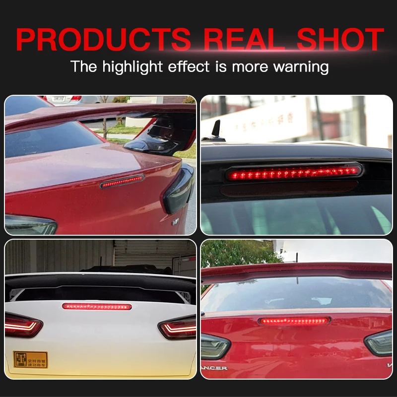 

1PC LED High Mount Third Brake Light Canbus For Mitsubishi Lancer 2008 2009 2010-2016 Tail Stop Warning Fog Lamp Car Accessory